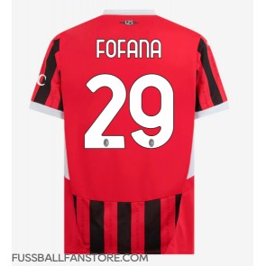 AC Milan Youssouf Fofana #29 Replik Heimtrikot 2024-25 Kurzarm